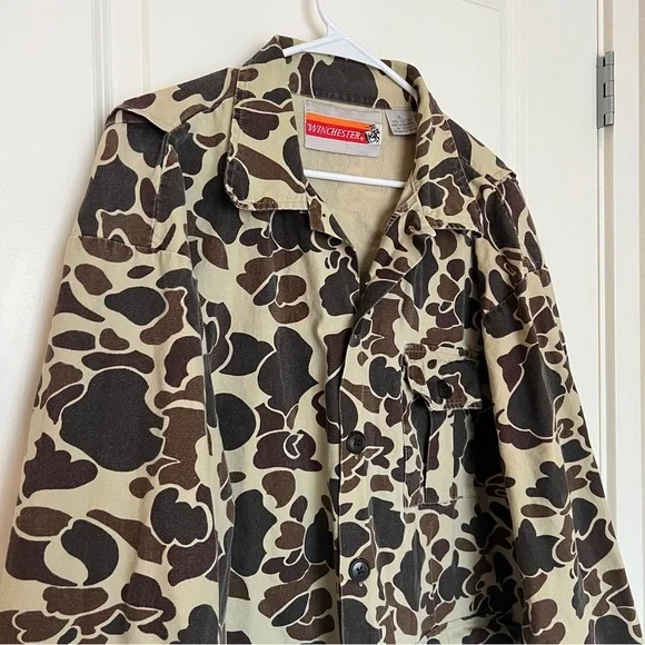 Vintage 80s Winchester Duck Camo Jacket XL - Picture 4 of 11